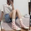 Valentine's Day Love Heart Socks Funny Women Socks Korean Style Love Mid-Tube Socks  Gift