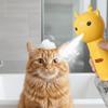 Quiet Operation Cat Soap Dispenser Wireless Smart Dog Cleaning Foam Machine Waterproof Cartoon Pet Bathing Soap Container
