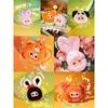 Neue Original Baby Drei Mini-Tiere Trendige Blind Box Spielzeuge Ornamente Schlüsselanhänger Niedliche Puppen Anime Überraschung Geburtstagsgeschenke