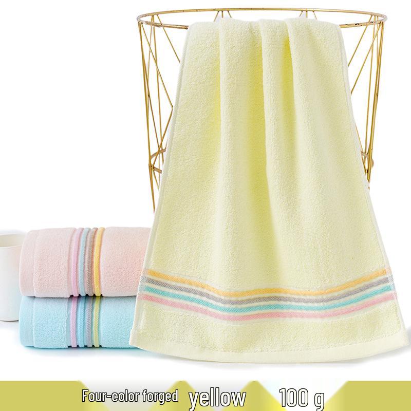 100% Bomull Absorberande Vuxenhandduk – Förtjockad, Mjuk, Ren Bomull