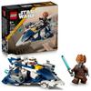 LEGO Star Wars Plo Koon™ Jedi Starfighter™ Microfighter Toy - Birthday Present, Building Blocks, Educational Toy for Boys and Girls, Ages 6, 7, 8, 9,