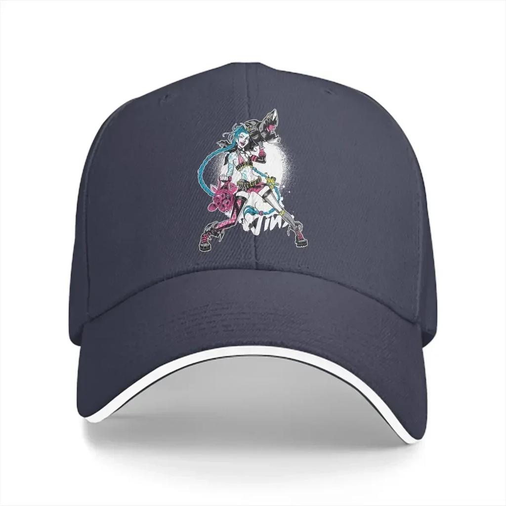 Jinx Havoc Baseball Cap Unisex Hats Visor Protection Snapback Acrane Anime Gifts Caps