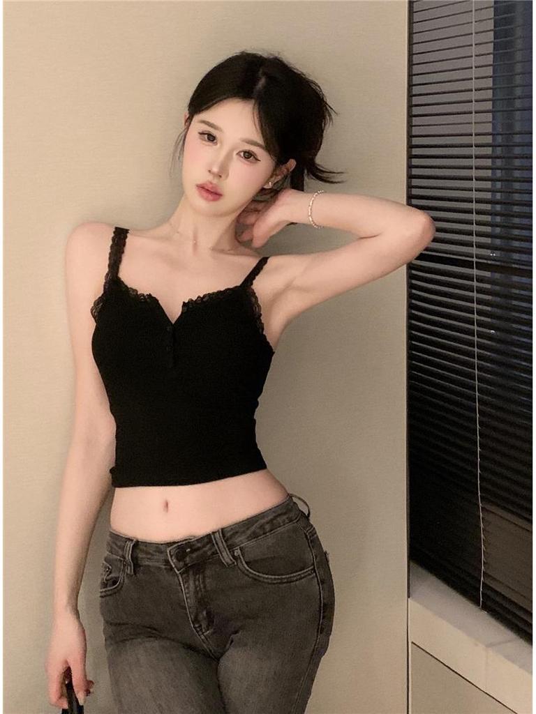 2026 Women's Sexy Lace Trim Camisole - Slimming Summer Style
