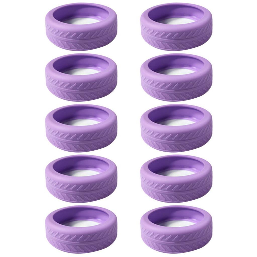 10 Stück Robuster Silikon-Radschutz für Reisetaschen Verhindert Schäden an Ihrem Gepäck