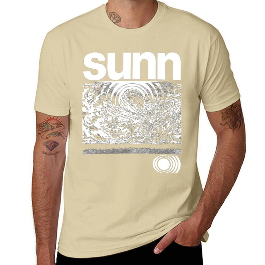 New SUNN O))) T-Shirt black cute tops mens big and tall Men Women Round Neck Short Sleeve Tees Cotton Summer Oversize  Harajuku