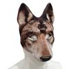 Party Props Halloween Werewolf Mask Husky Animal Half Face Mask Creative Tiger EVA Mask  Carnival