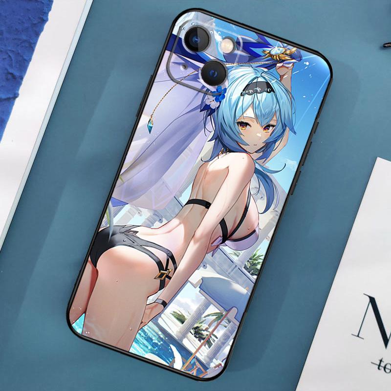 Cute Sexy Eula Game Phone Case For iPhone 15 14 Pro Max 11 13 12 Mini X XR XS Max SE 2020 7 8 Plus Cover Capa