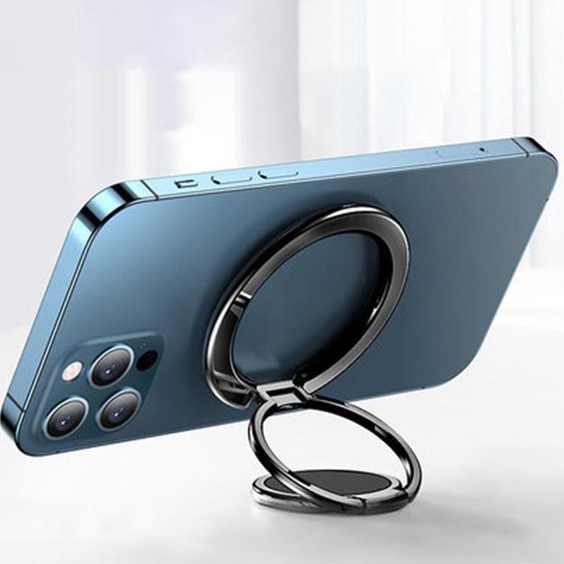 

Strong Magnetic Mobile Phone Finger Ring Holder for MagSafe Accessories Magnet Foldable Cellphone Stand Support for iPhone 14 15