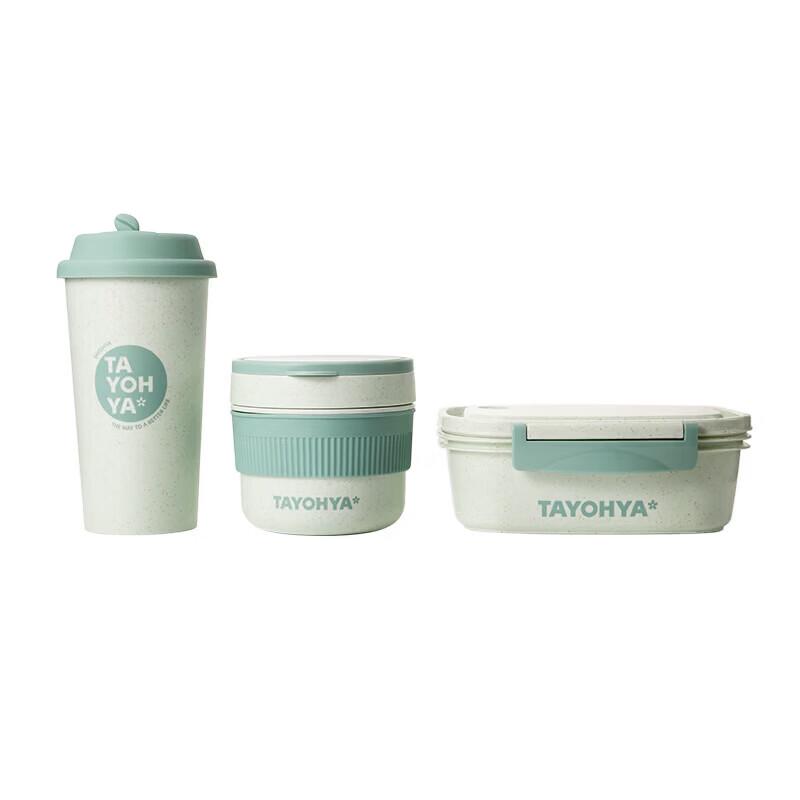 Wheat Straw Fiber Lunch Box Set