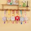 Cute Fluffy Sheep Plush Doll Keychain Soft Stuffed Animal Bag Pendant Creative Lucky Bag Keyring Backpack Hanging Gifts