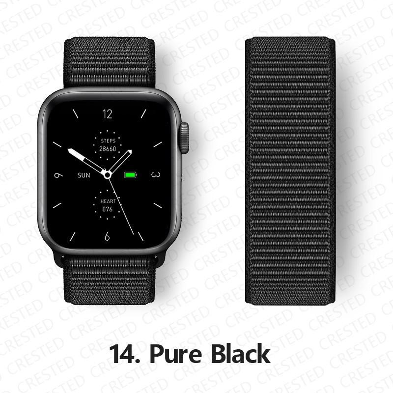 Pasek Nylonowy z Pętelką Do Pasków Apple Watch 44mm 40mm 49mm 41mm 45mm 46mm paski Bransoleta iWatch Seria 7 6 5 se 8 9 ultra 2 3 10 11