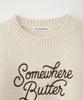 Sseomweeobeoteo Boucle Heart Wool Knit - Ivory