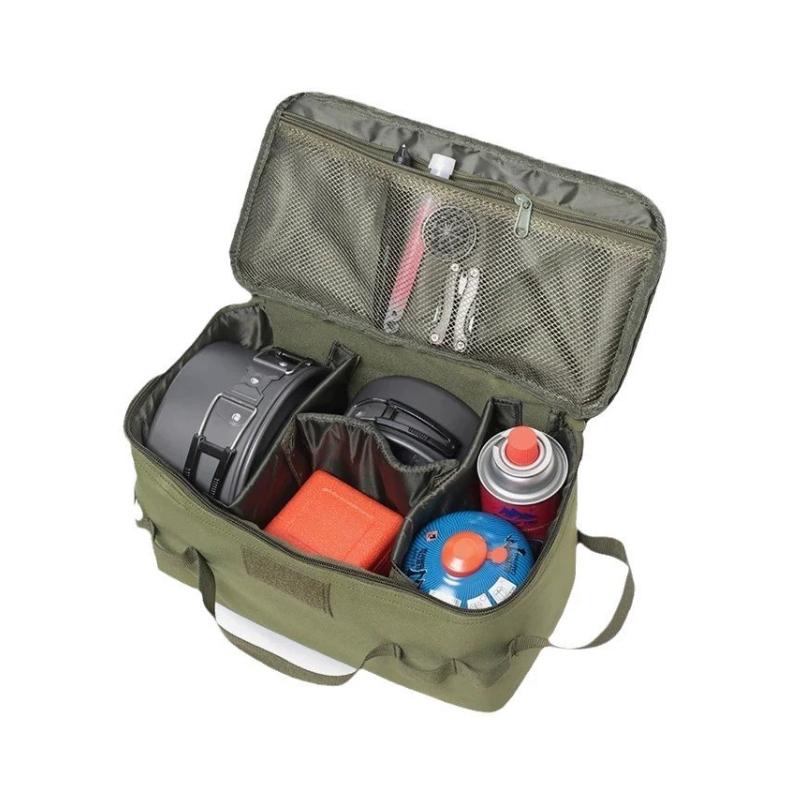 Outdoor Camping Utensils Storage Bag Military Fan Portable Folding Handbag Multi-Functional Storage Bag for Picnic And Hiking