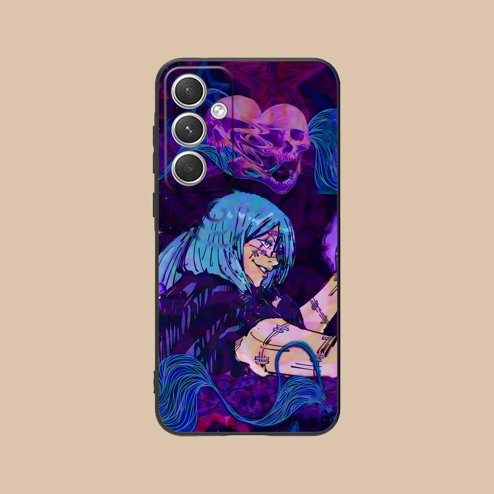 JJK Mahito Phone Case for Samsung Galaxy S26 S25 S24 S23 S22 S21 S20 Note20 Plus FE Ultra Soft TPU Shockproof Cover