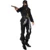 Unique Pirate Themed Costume For Men Featuring Bold Mustache And Eye Patch Design