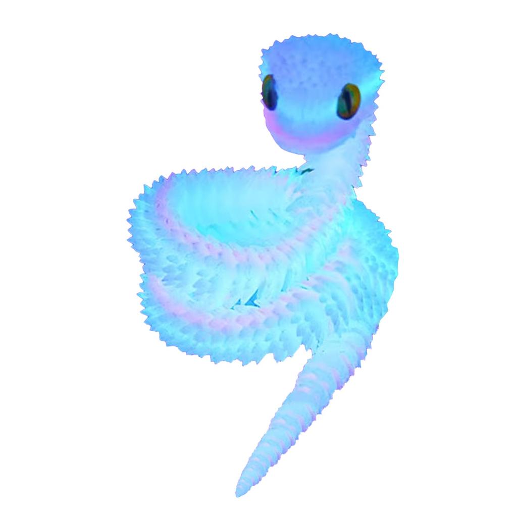 Flexible 60cm Snake Toy Model Realistic Design with Textured Body Soft Material for Educational and Recreational Use