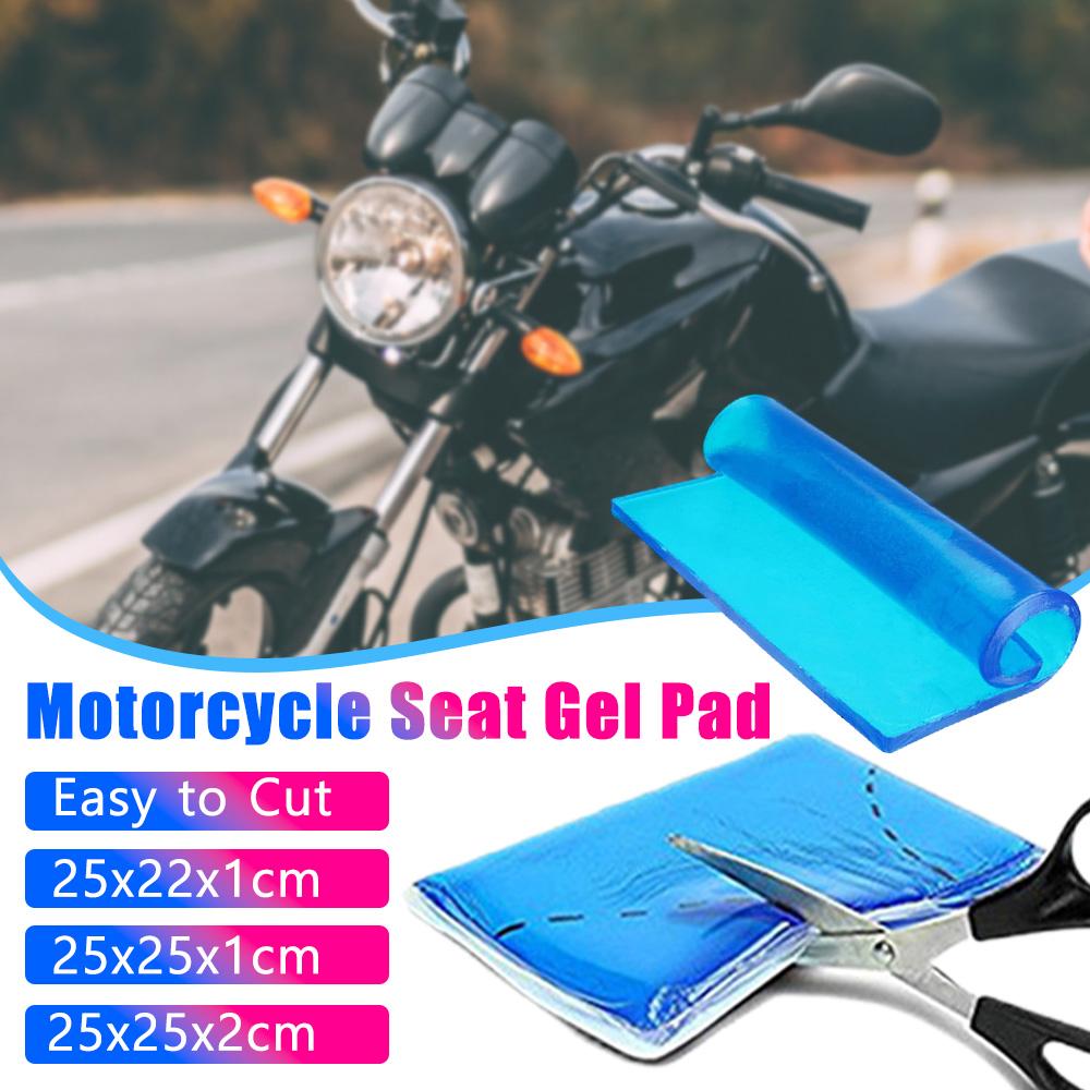 DIY Motorcycle Seat Gel Pad Shock Absorption Mat Soft Cushion For Motorcycle Car Chair Cushion Gel Pad Motorcycle Accessories