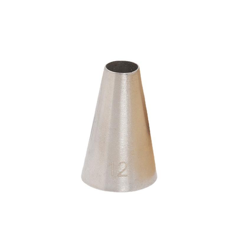 2PCS Small Round 304 Stainless Steel Piping Nozzles For Cake Decorating, DIY Baking Cream Writing Tools