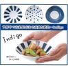 Saikai Pottery Small Stylish Indigo Indigo Ball Triangular Small Bowls of 3 (Saikaitoki) Tableware, Bowls, Bowls, Sukiyaki, Set, (Set Patterns)