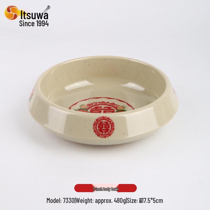 Wuhe Retro Happy Orchid Melamine Dinnerware