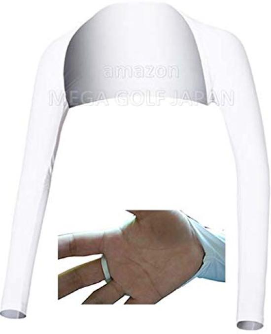 

Мега Гольф Летняя Снежная Шаль Рукав Длинный UPF Защищает Вас Чувствуете Женская Накидка, Рукав, 50+, -3°F (Белый, Л) белый