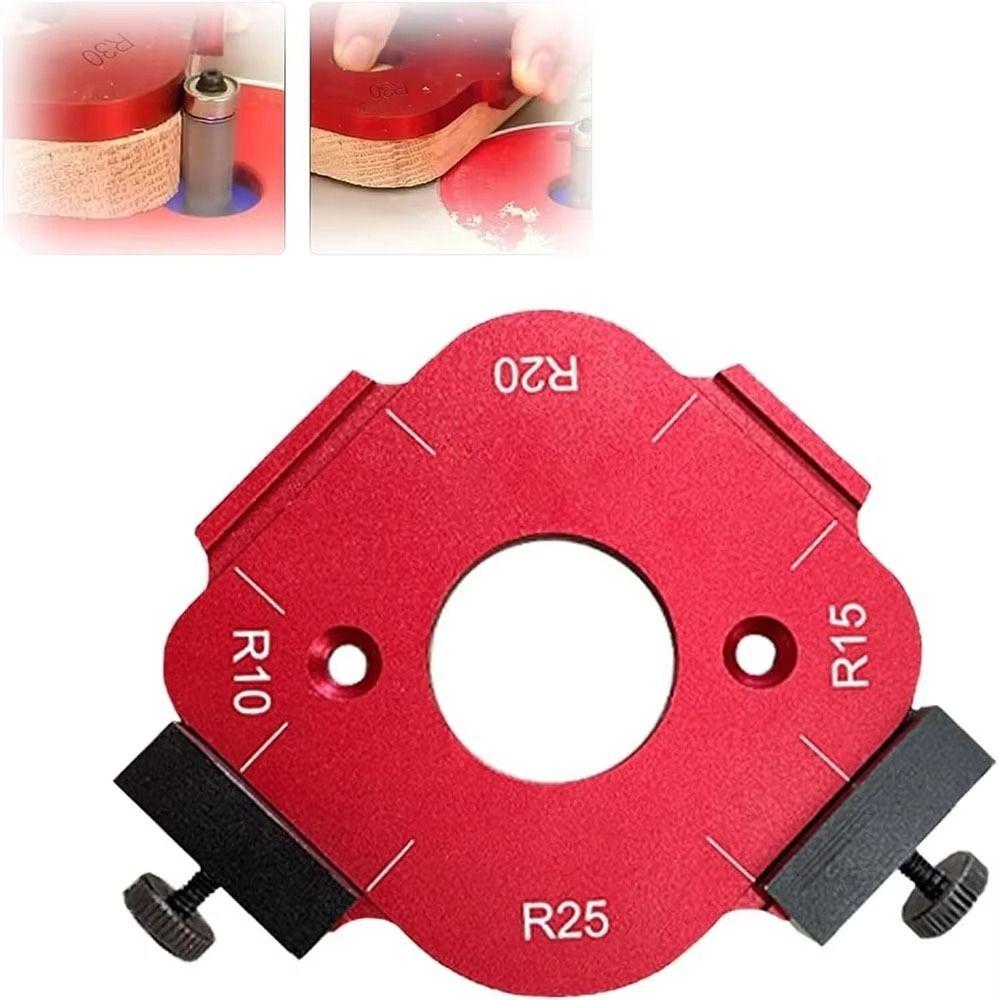 R10-R50 Radius Jig Arc Angle Positioning Template 4 in 1 Round Corner Jig  Woodworking