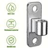 2pcs Heavy-Duty 304 Stainless Steel Door Hinges - Wall Mounted, Polished Finish for Farm Gates & Wooden Fences, Supports Up To 620lbs