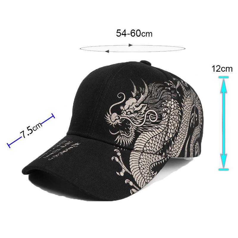 Unisex Golden Dragon Druck Snapback Baseballkappen Frühling und Herbst Outdoor Verstellbare Freizeitkappen Sonnenschutzhut