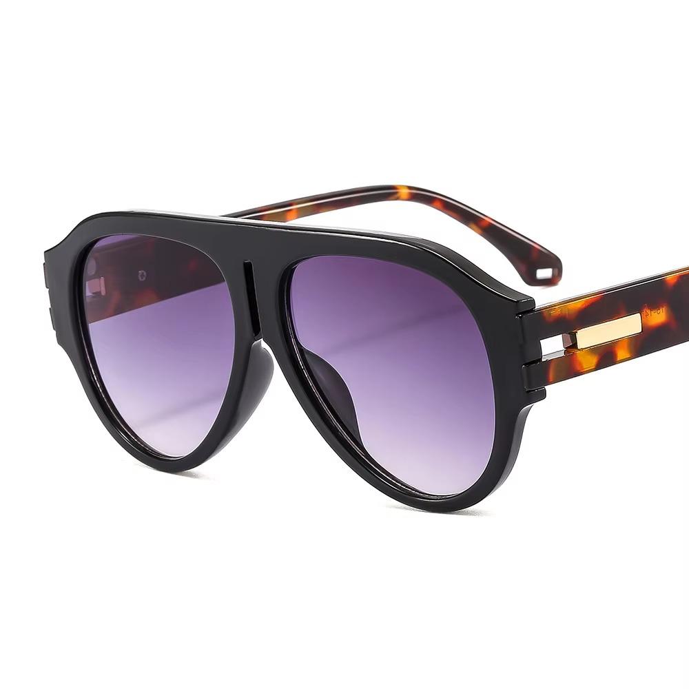 Nuevas Gafas de Sol Retro Piloto Cuadradas Oversize Para Mujer Hombre Moda Lujo Diseñador Gafas de Sol Tendencia UV400 Gafas
