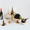 Gold-plated Metal Decorative Jar Wedding Props Wedding Ornaments Wrought Iron Candy Box Flower Arrangement Home Decoration