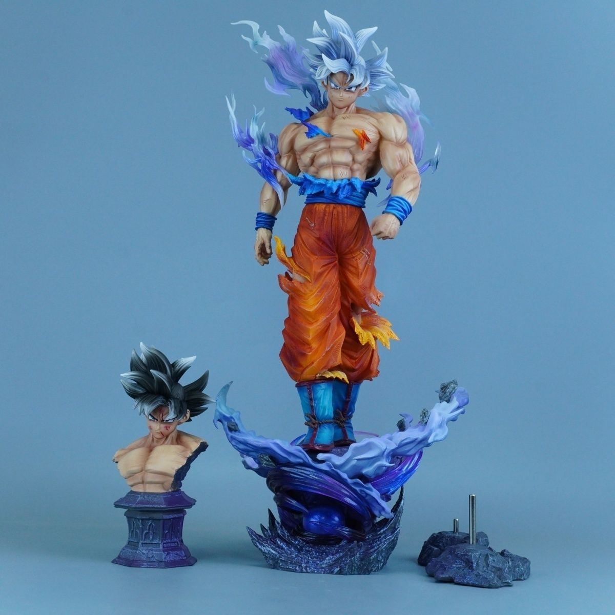 

Clouds Rising Zizai Ultimate Skill Wukong Super Saiyan SSj3 Dragon BallZ 16.53Inch/42cm Can be move PVC Battle Figure Toys Gifts With box