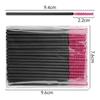 50-Pack Mini Disposable Spiral Eyelash Brush and Straight Comb