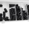 80Pcs Carburetor Vacuum Line Hose Rubber Boot Cap Assortment Kit