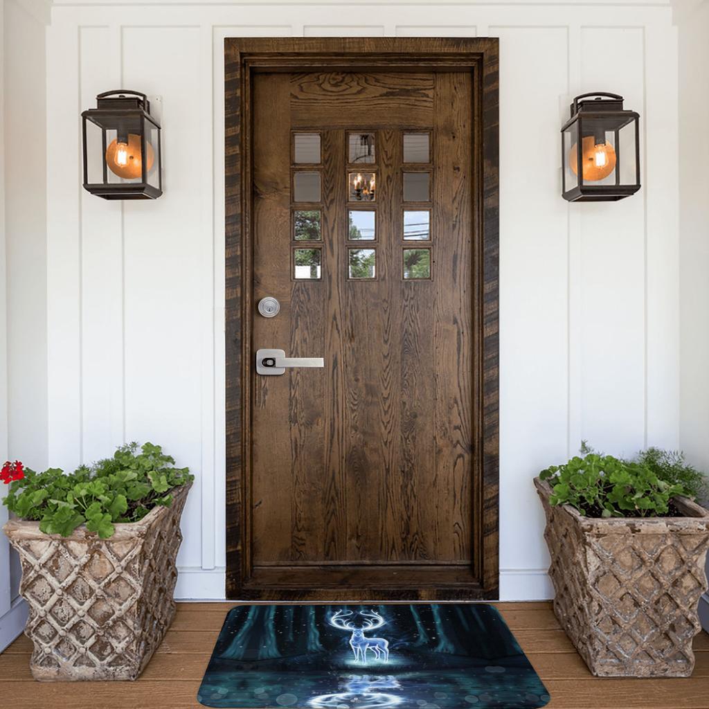 Magic Deer Front Door Floor Entrance Mat Indoor  Kitchen Bath Doormat Garden Carpet Rug