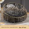 Yu Zhuxun Light Luxury Ceramic Fruit Plate