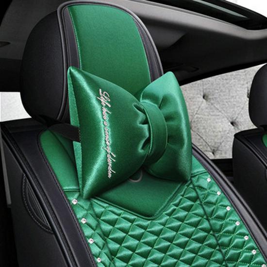 Car Headrest Cartoon Pillow – Goddess Lady Waist Cushion & Support