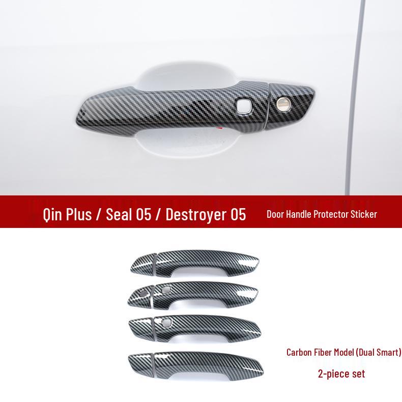 BYD Qin Plus Seal 05DMI Destroyer 05 Car Door Handle Protection & Black Cover Sticker