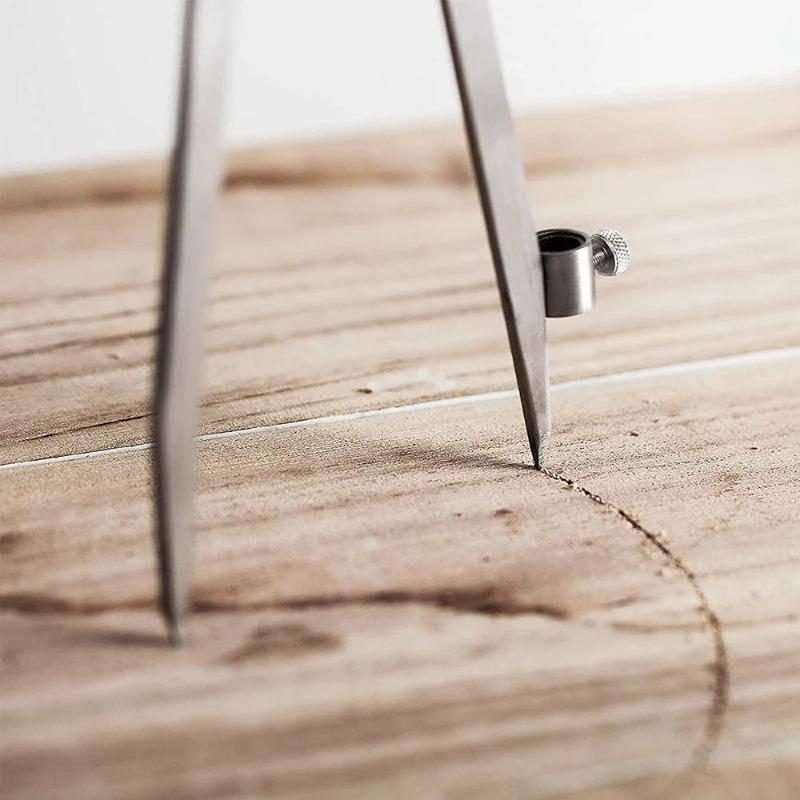 Woodworking Compass Drawing Carpenter Compass 150MM-300MM Circular Marking Tool Design Layout Tool for Geometry Drawing Drafting