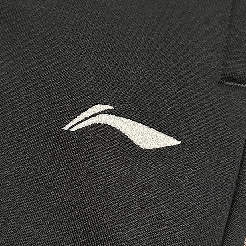 Li Ning Fleece Lined Simple Straight Leg Casual Pants Unisex Bottoms LNXMX23-1