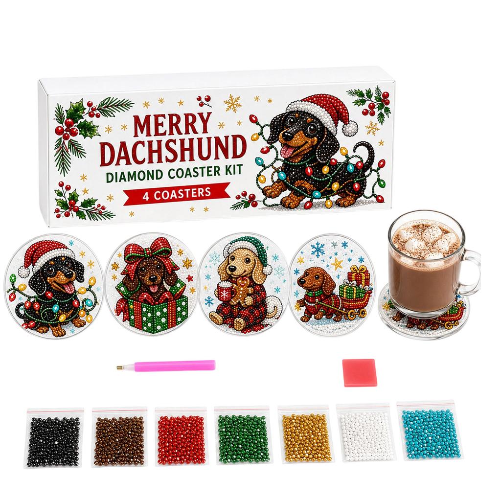 Christmas Set - DIY Kit in Gift Box for Holiday Home Decor