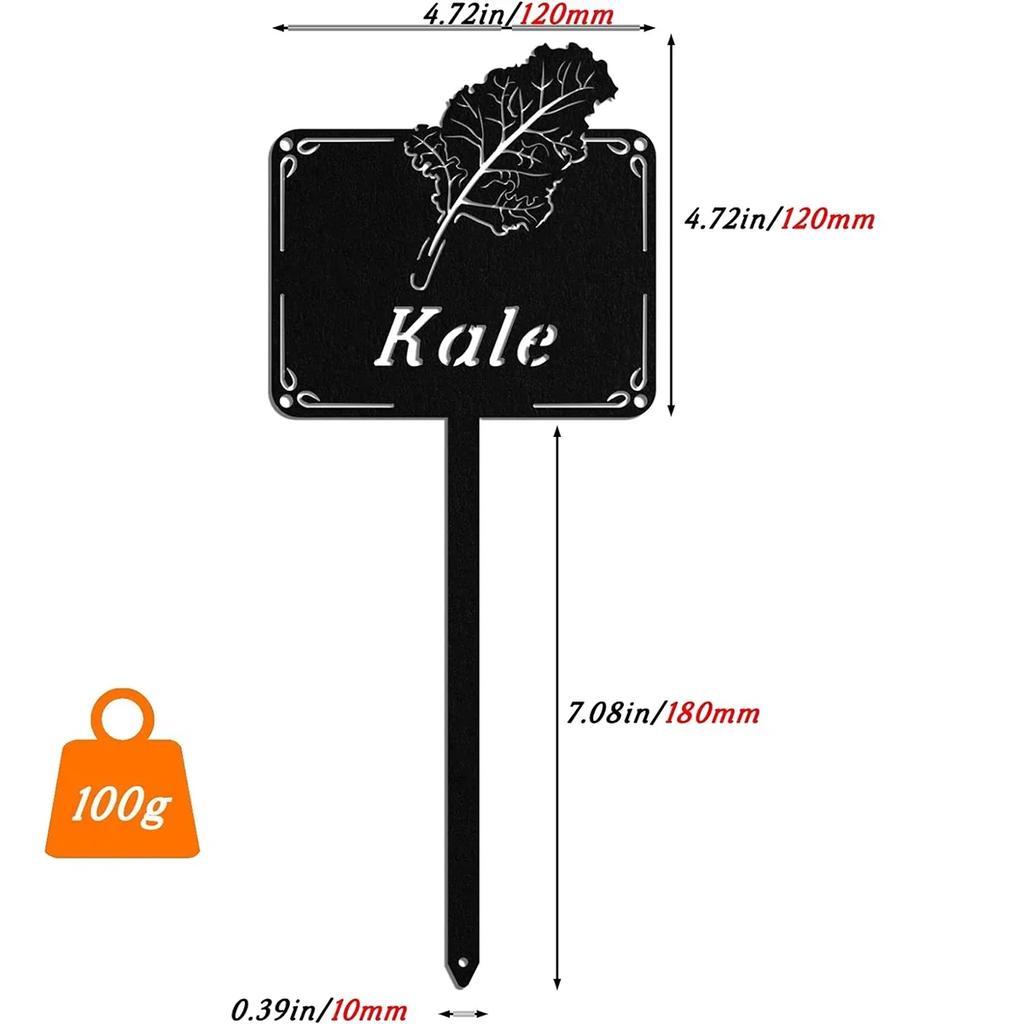 Waterproof Metal Seed Labels: Durable Garden Tags for Seedlings & Pots. Outdoor Decor.Durable for Pots & Vegetables.