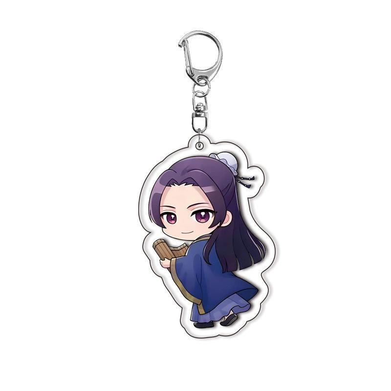 The Apothecary Diaries Double Sided Acrylic Keychain, Maomao Jinshi Cute Anime Bag Pendant