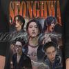 Limitowana koszulka vintage Kpop Seonghwa, Koszulka bootleg Seonghwa, Koszulki dla fanów Seonghwa, Koszulka retro Seonghwa, Merch Kpop, Koszulka Kpop, Prezent Kpop