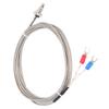 BERM K Type Screw Thermocouple Temperature Sensor Detector Gauge M6 Screw Thread 2 Wire Probe