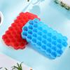 Лоток для кубиків льоду Силіконова форма 37 Grid Honey Cube Maker Ice Cube Maker без BPA з кришками Форма для фруктового ескімо Форма для льоду DIY