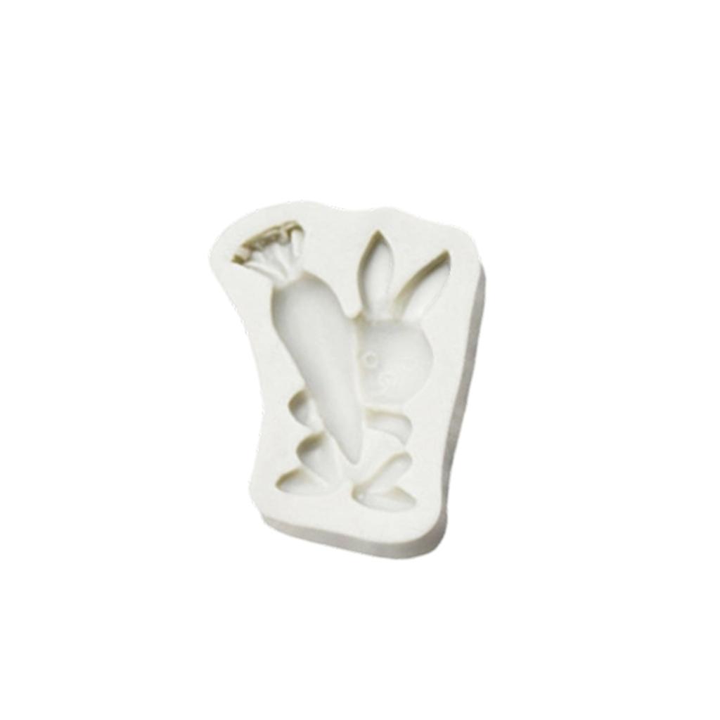Cute Bunny Mold, Rabbits Silicone Form, Mould With Detailed Shape, DIY Candle Craft Tool, Bunny Molds With, Easter Craft Mold For Resin And Chocolate