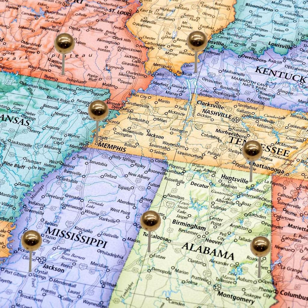 120 Pcs Map Push P,Small Gold Push P for Travel Map Cork Board Bulletin Board Round Head Mini Gold Thumb Tacks for Wall Picture Photo Hanging Home