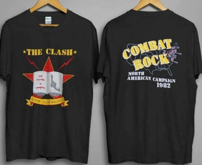 

THE CLASH concert tour Size USA Unisex 2 sided T-Shirt All Size S-5XL Unisex T-Shirt XXXXL