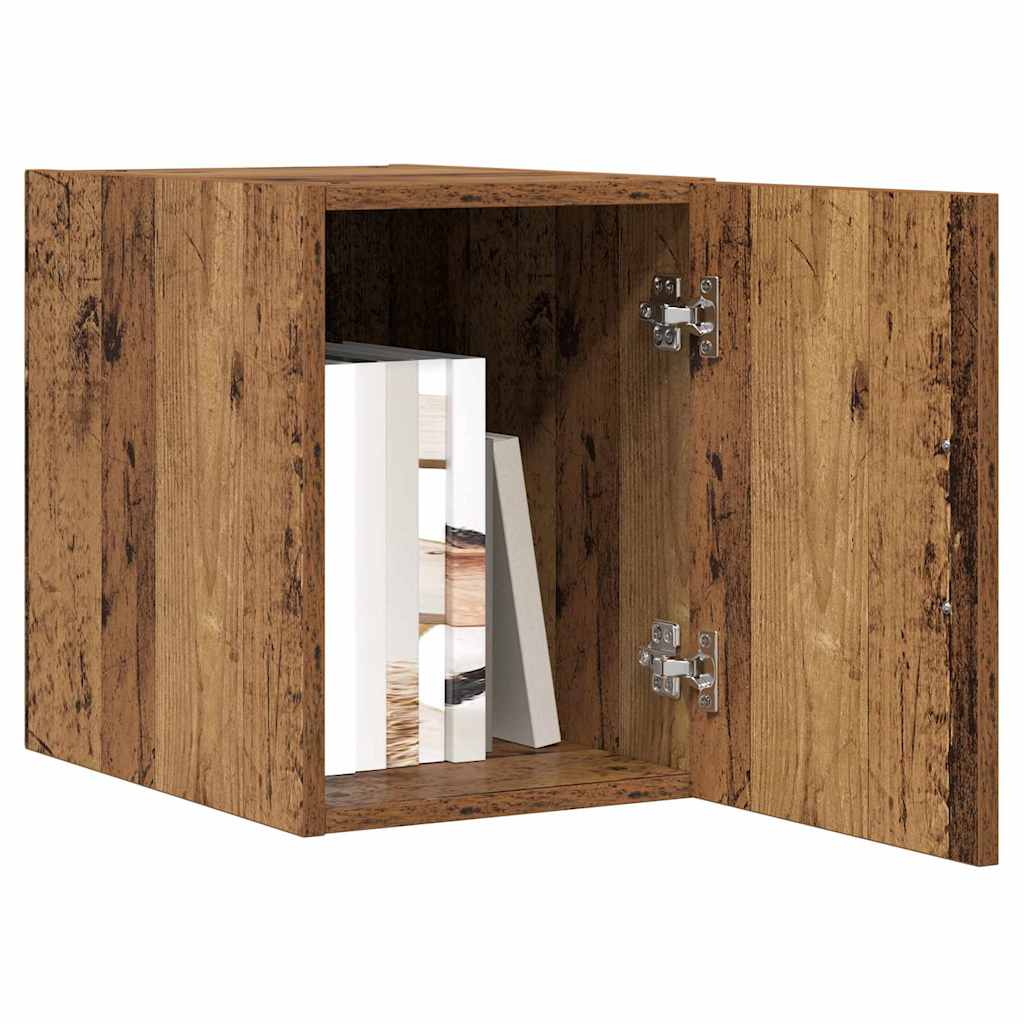 Wall Mounted Cabinet in Reclaimed Wood Look 30 x 42.5 x 39.5 cm Particleboard
