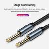 6.35mm To 6.5mm Male-to-Male Audio Cable for Amplifiers, Speakers, Laptops, and Microphones